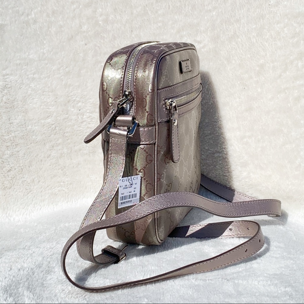 NWT Authentic Gucci “Imprime” Pilot Messenger Bag - Picture 2 of 8